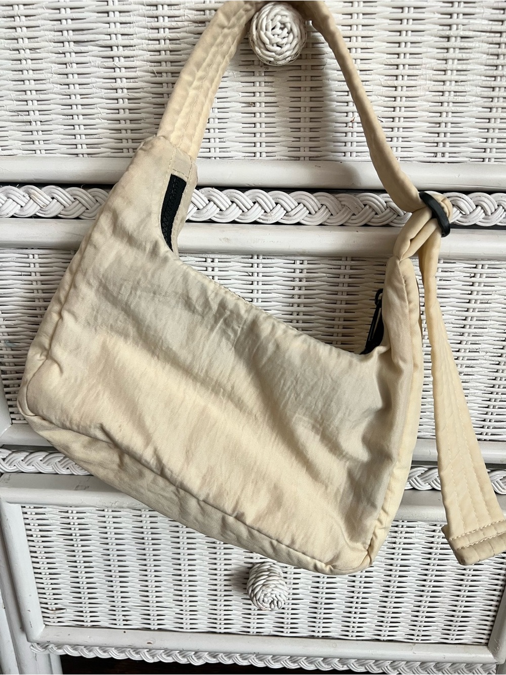 BAGGU Cream mini nylon Shoulder Bag